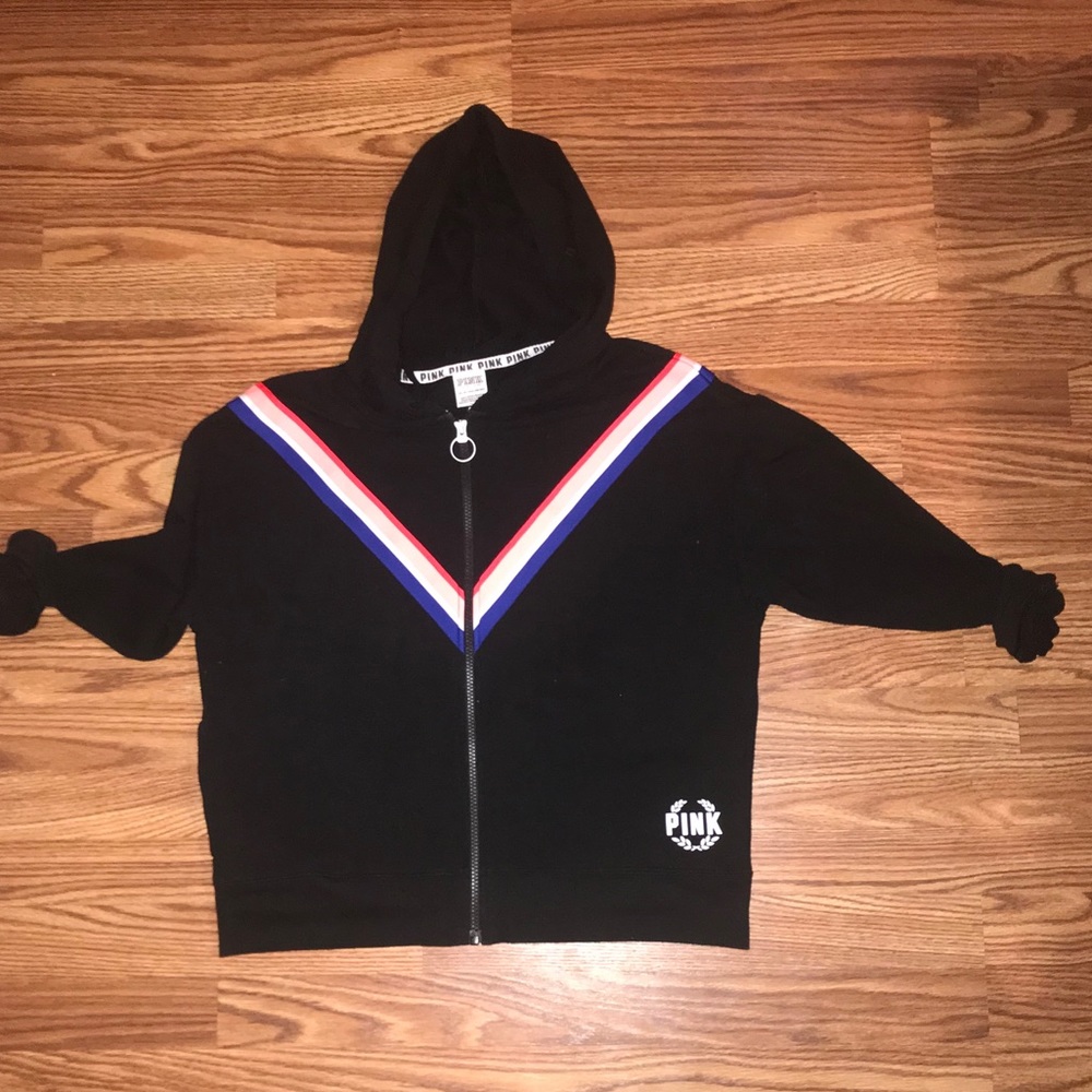 Pink Victoria’s Secret Hoodie&Track Boyfri…